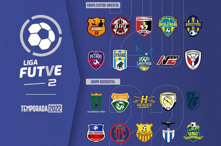 La Liga FutVe 2 arrancará con 20 clubes participantes en 2 grupos el 26 ...