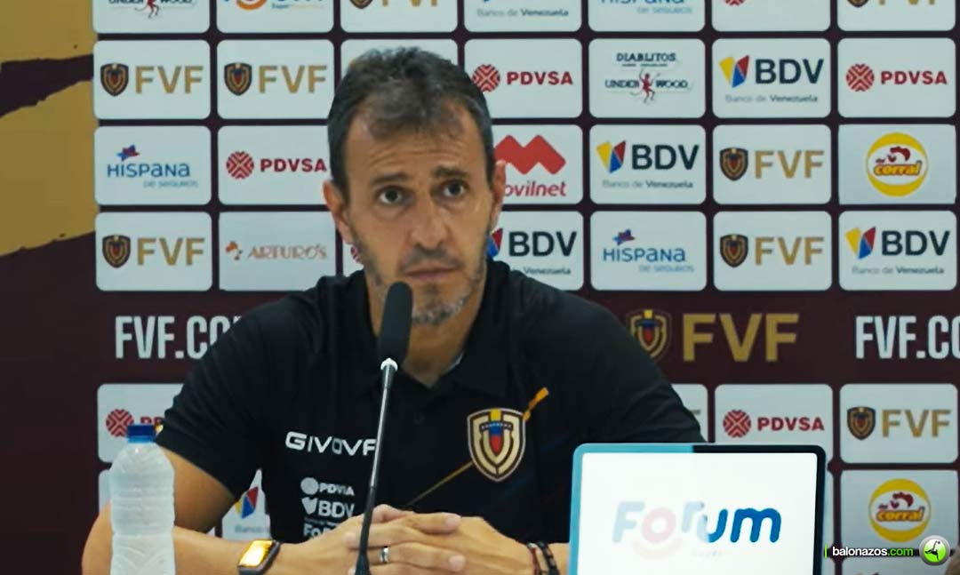 El entrenador de&nbsp;la Vinotinto