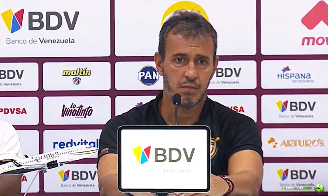 El entrenador de la Vinotinto Fernando Batista 