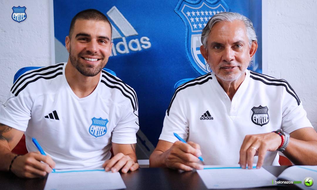 El defensor Alexander González fue presentado por Emelec