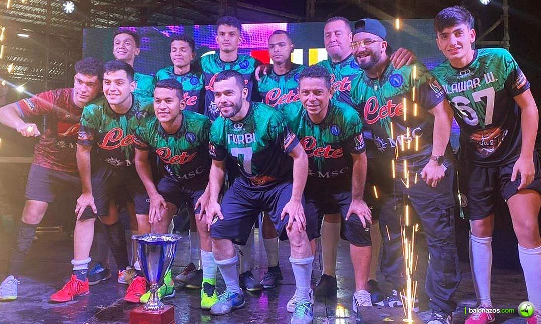 El equipo Napoli se tituló Campeón de Fútbol Sala