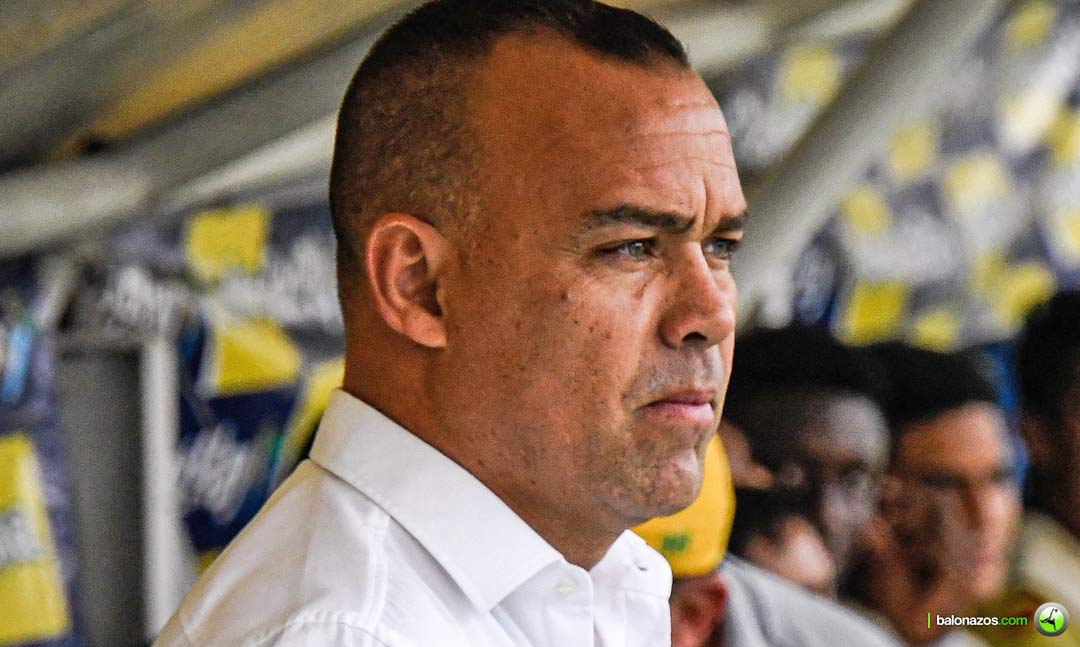 El Atlético Bucaramanga con el DT Rafael Dudamel