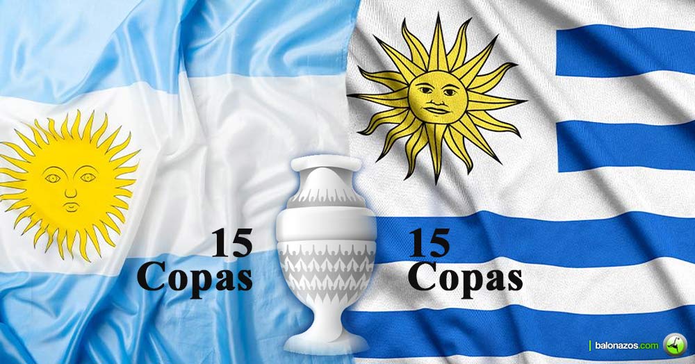 Argentina y Uruguay son los máximos ganadores 