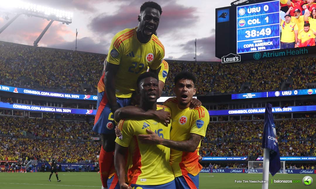Colombia derrotó por un gol a cero a Uruguay