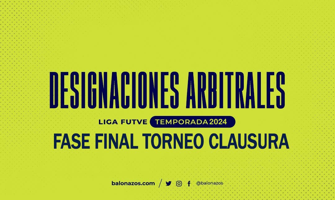 Árbitros Jornada 5 de la FASE FINAL