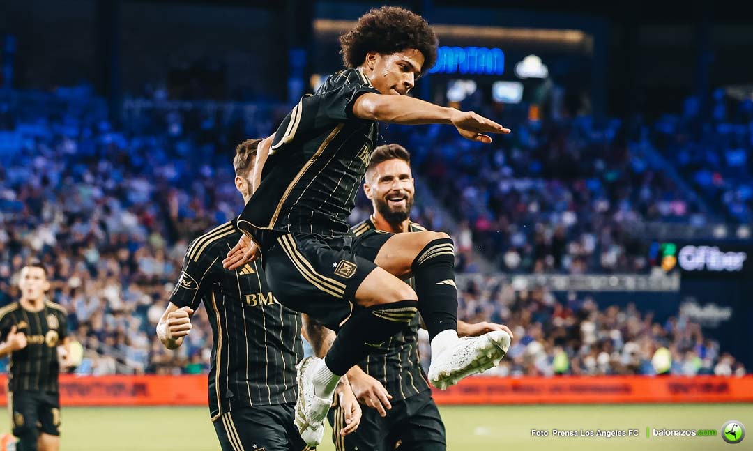 El volante David Martínez anotó su cuarto gol de la temporada con Los Ángeles FC