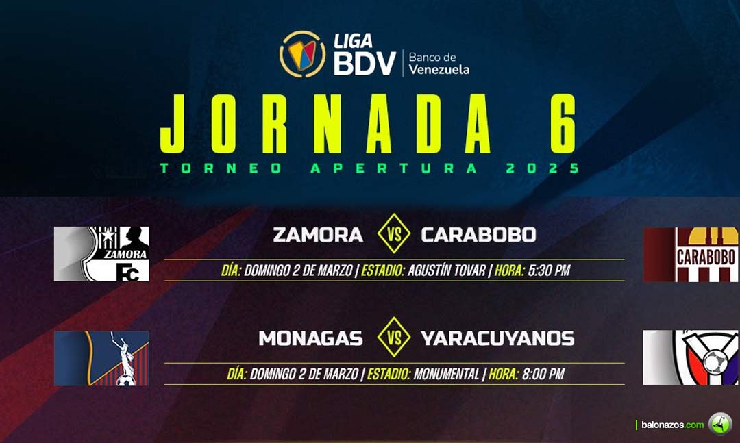 La Jornada 6 cierra este domingo
