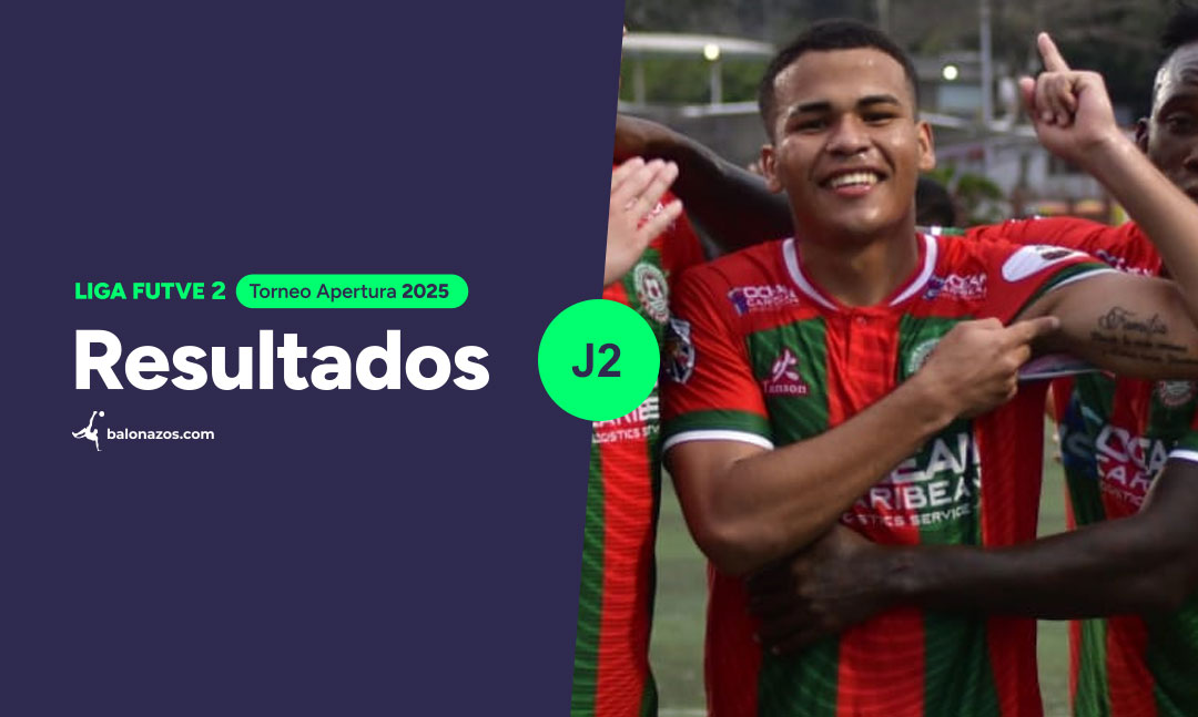 Resultados de la Liga FutVe 2 Jornada 2