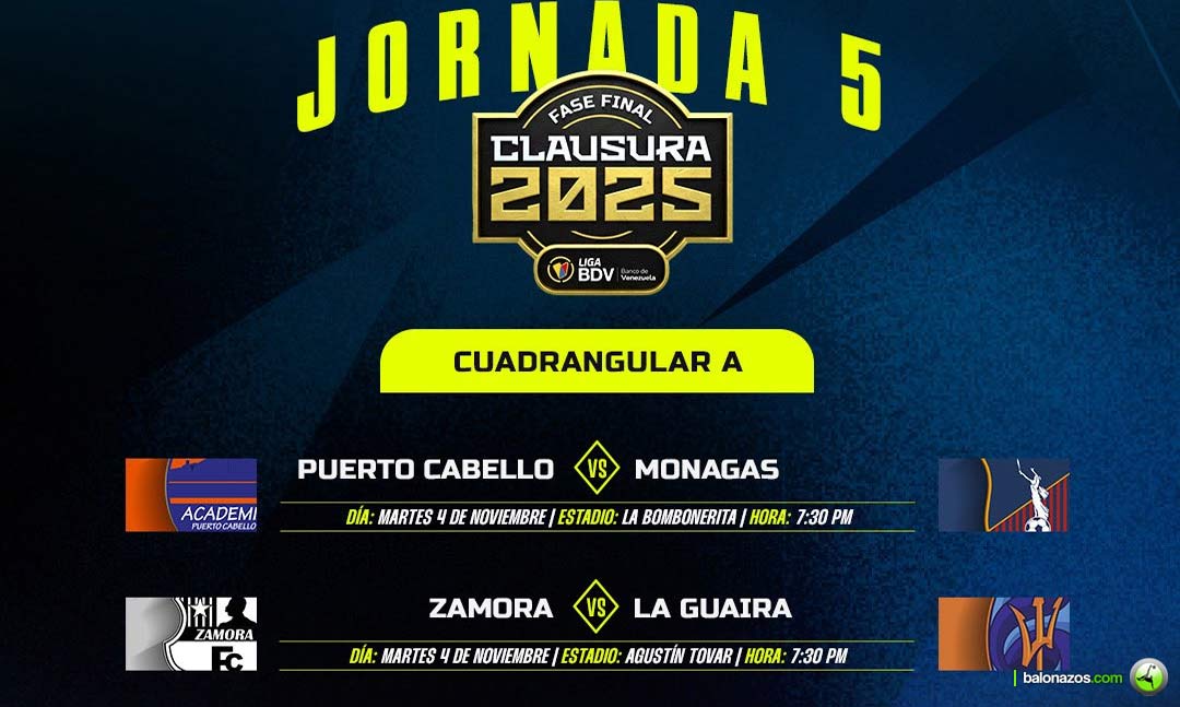 Jornada 5 Puerto Cabello decide