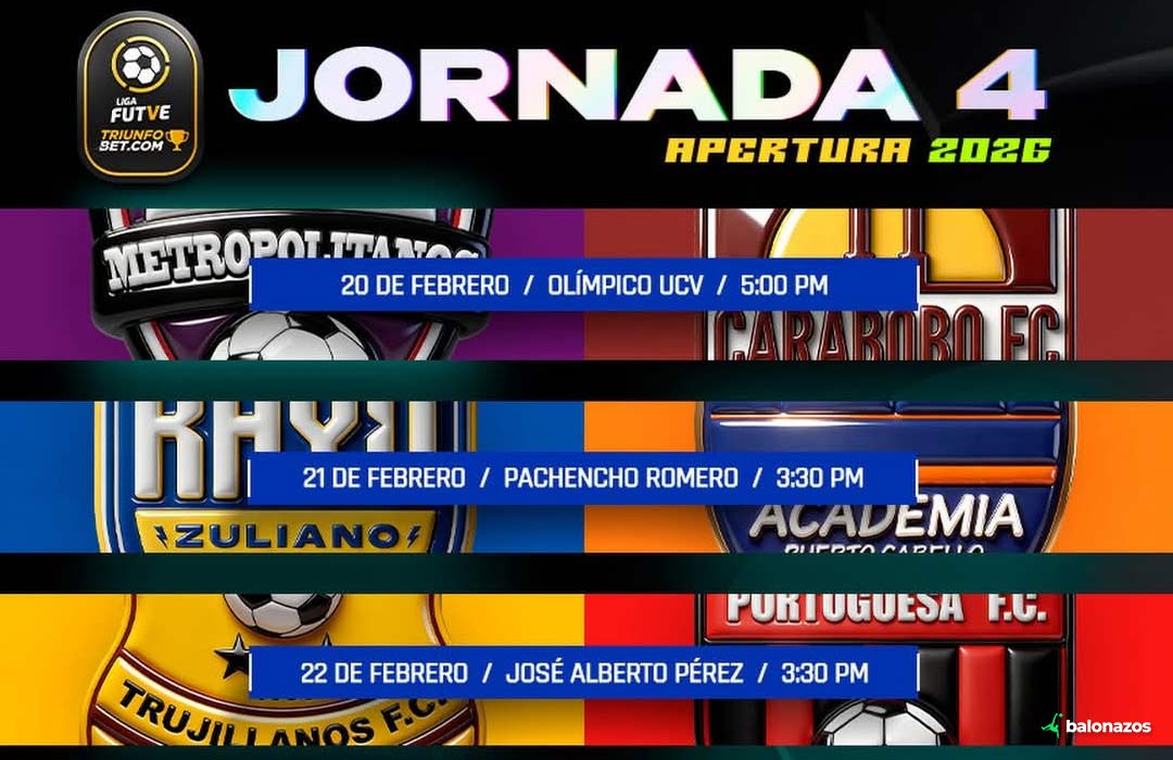 Jornada 4 del Torneo Apertura