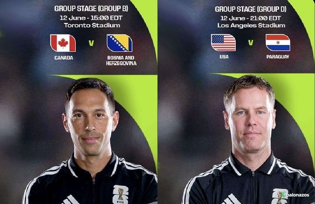 Árbitros de Canadá y USA