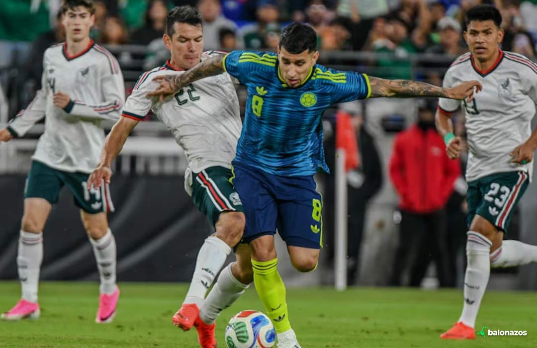 Colombia empató 1-1 frente a México